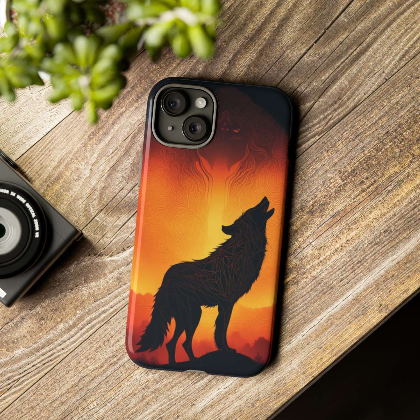 Wolf silhouette Tough Case