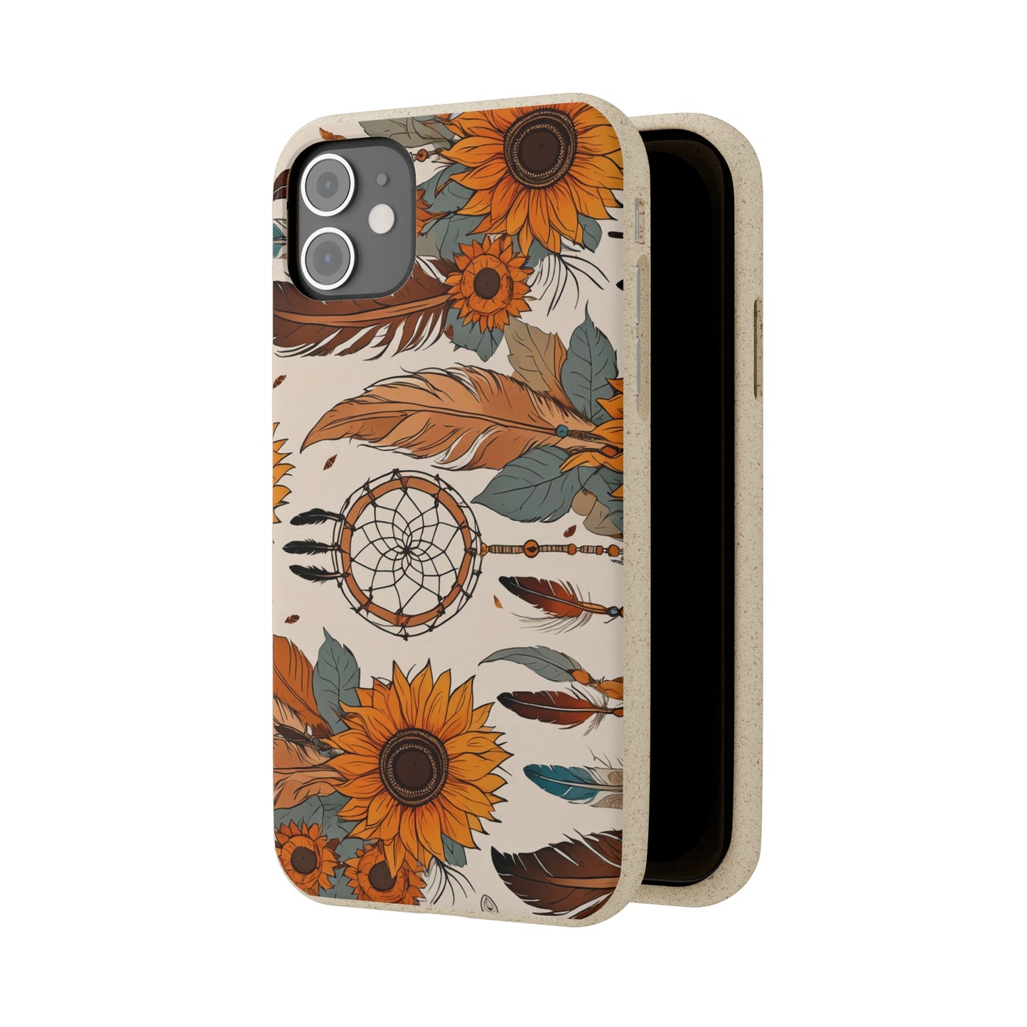 Floral Art Biodegradable Case