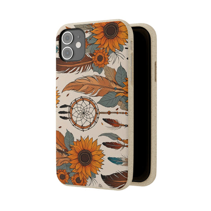 Floral Art Biodegradable Case