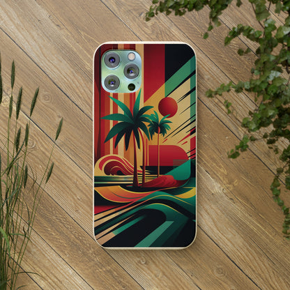 Beach Painting Biodegradable Case