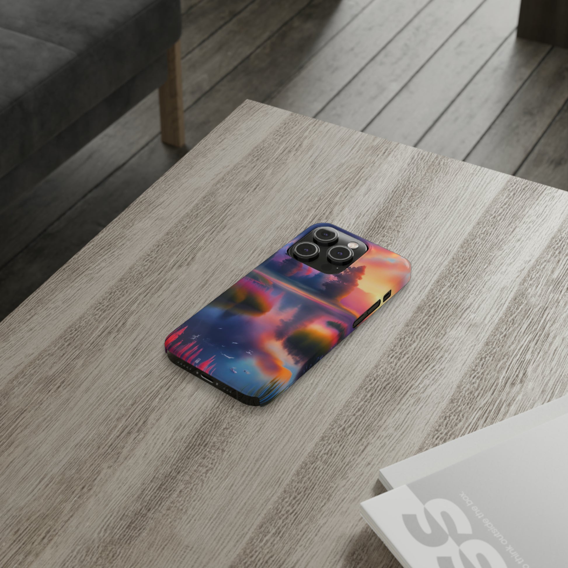 Blurry Morning Slim Phone Case - Colorwink