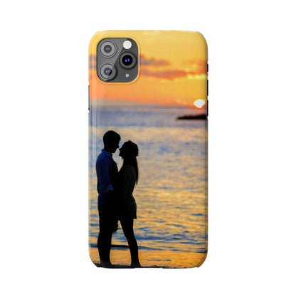 Beach Love Slim Phone Case