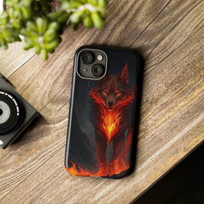 Red Glowing Fox  Tough Case