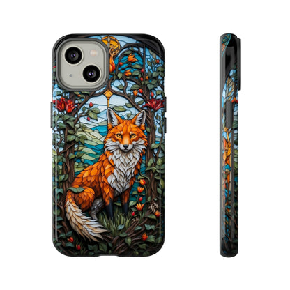 Stained Glass Art of a Fox Tough Case