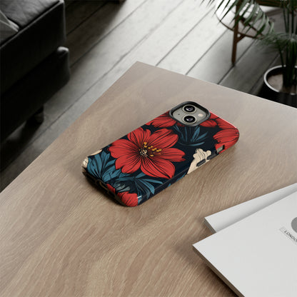 Red Dandelion  Art Design Pattern Tough Case