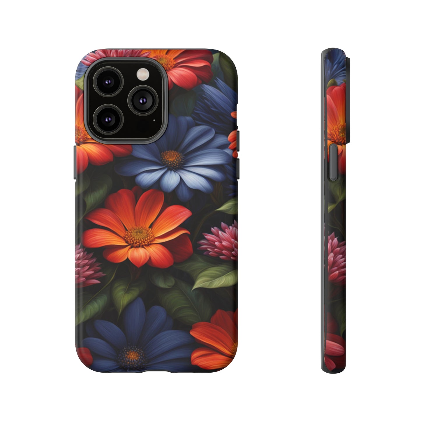 Flame Flowers Tough Case