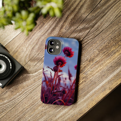 Violet Flower Slim Phone Case - Colorwink