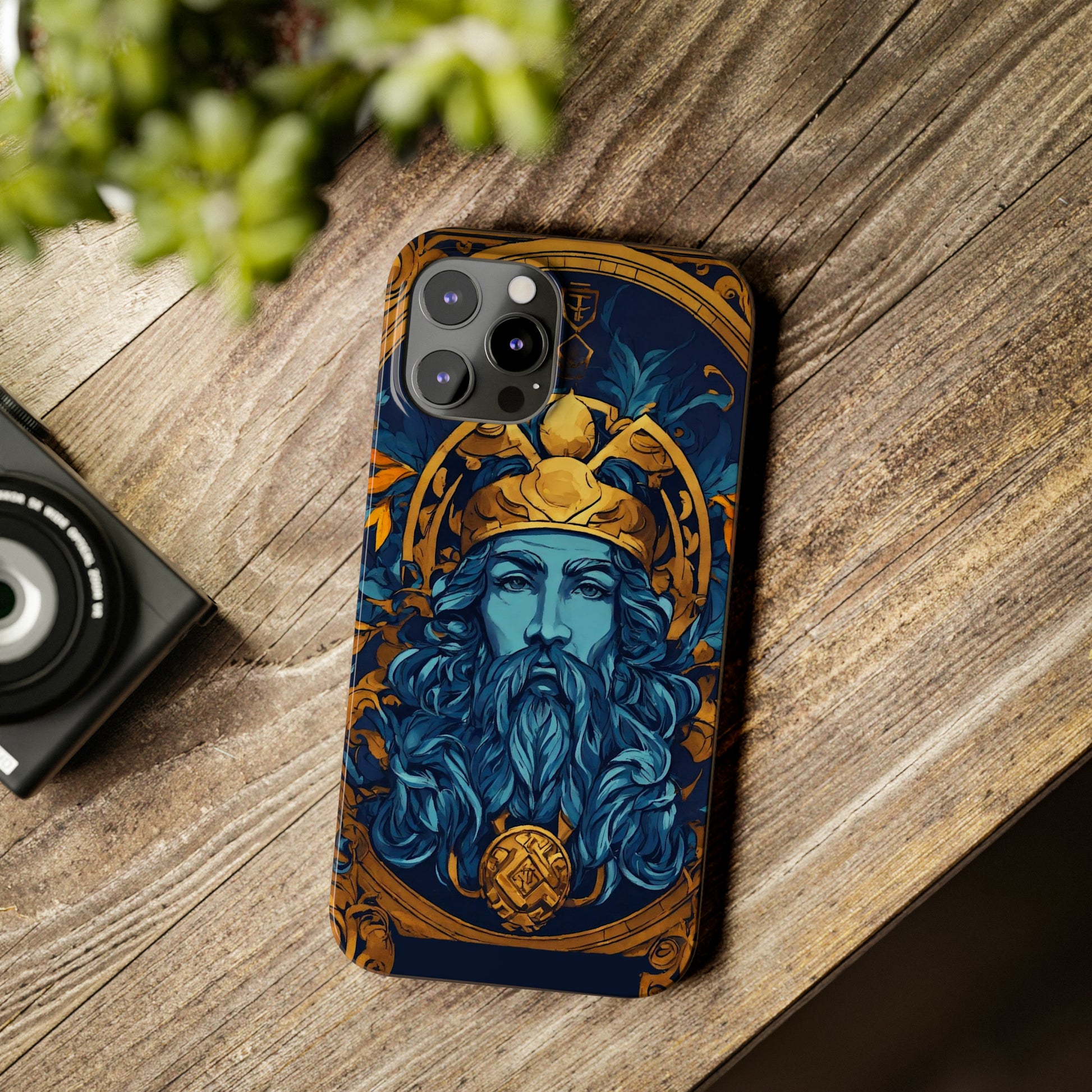 Greek God Slim Phone Case - Colorwink