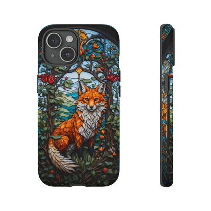 Stained Glass Art of a Fox Tough Case