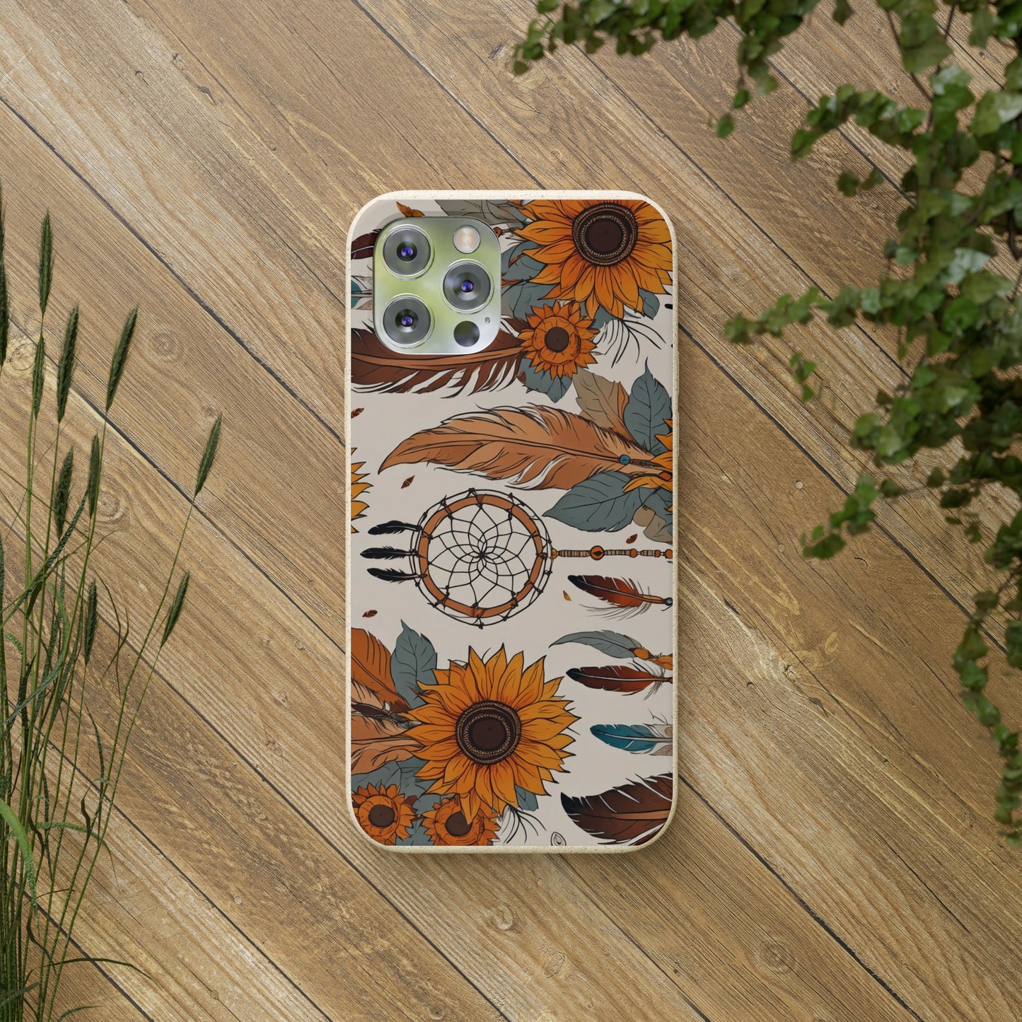 Floral Art Biodegradable Case