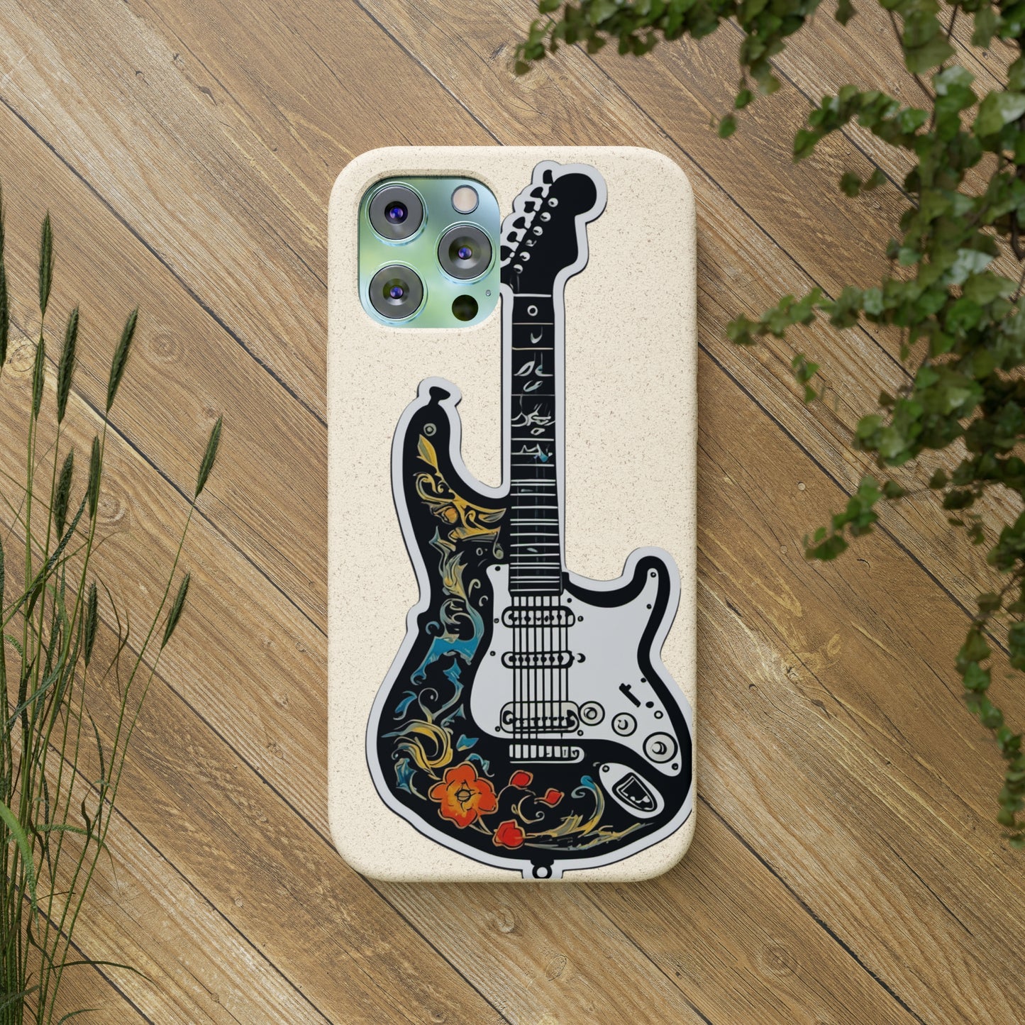 Artistic Guitar Trendy Biodegradable Cases