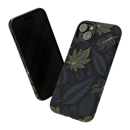 Grey Leaf Pattern Tough Case