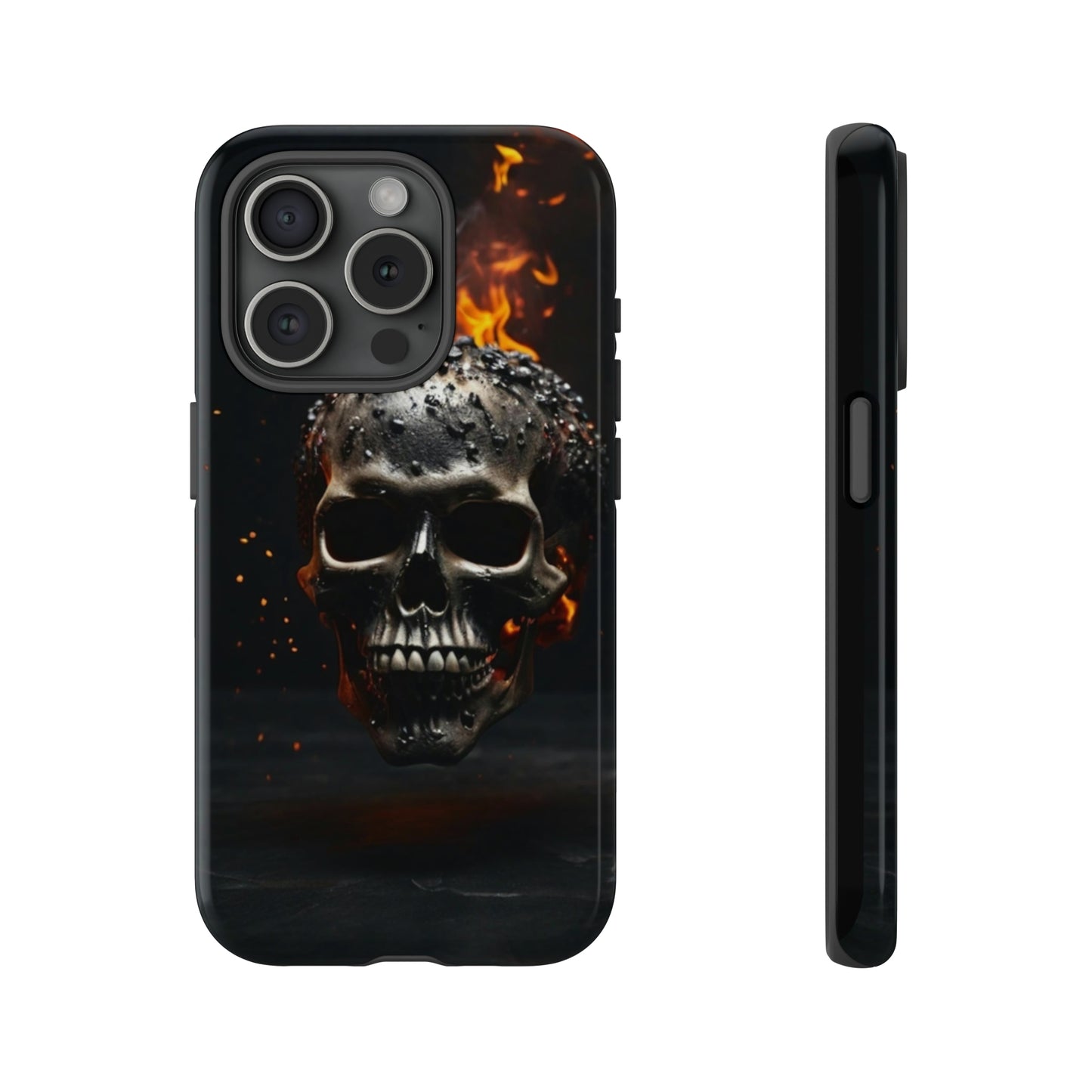 Fiery Skull Tough Case