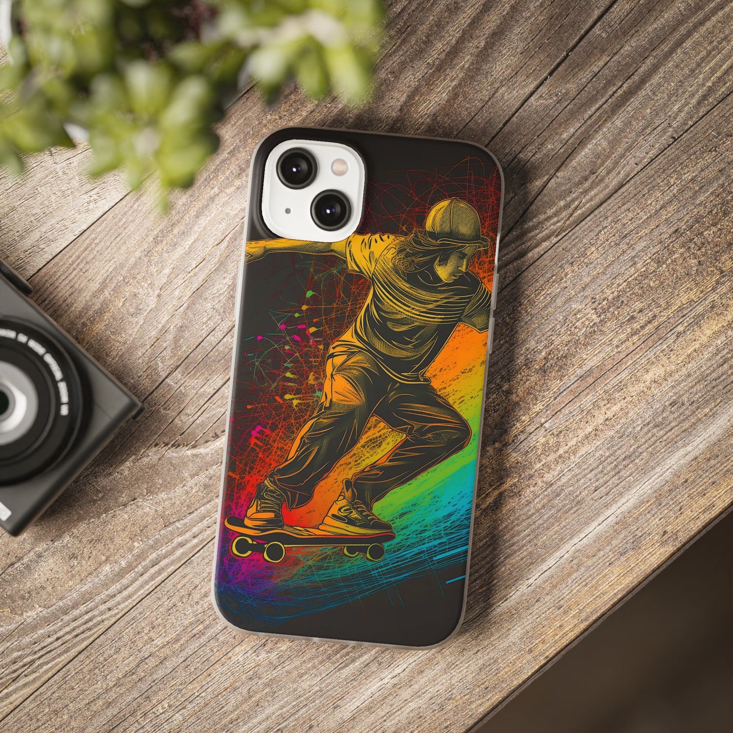 Skateboarding Flexi Case - Colorwink