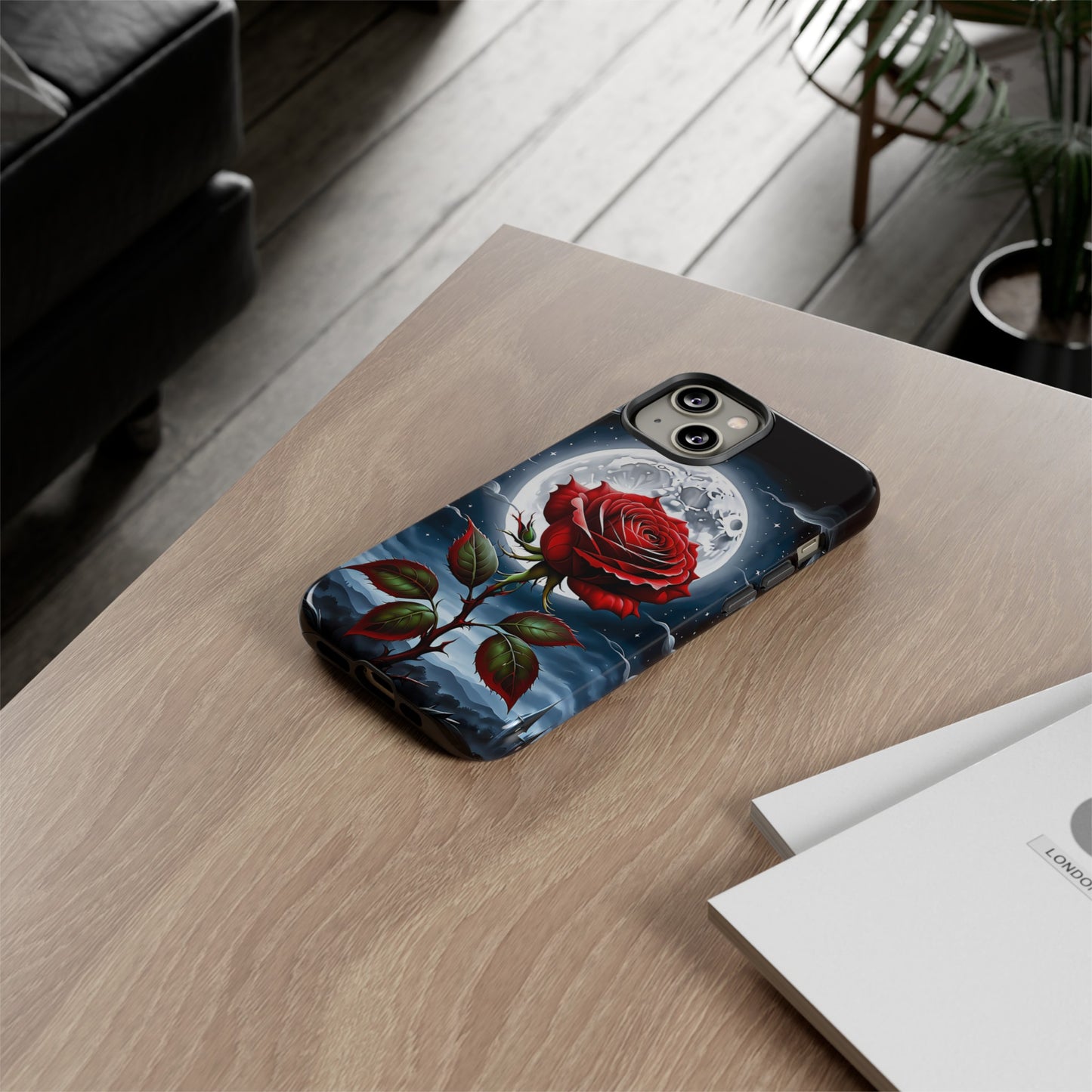 Moonlit Rose Tough Case