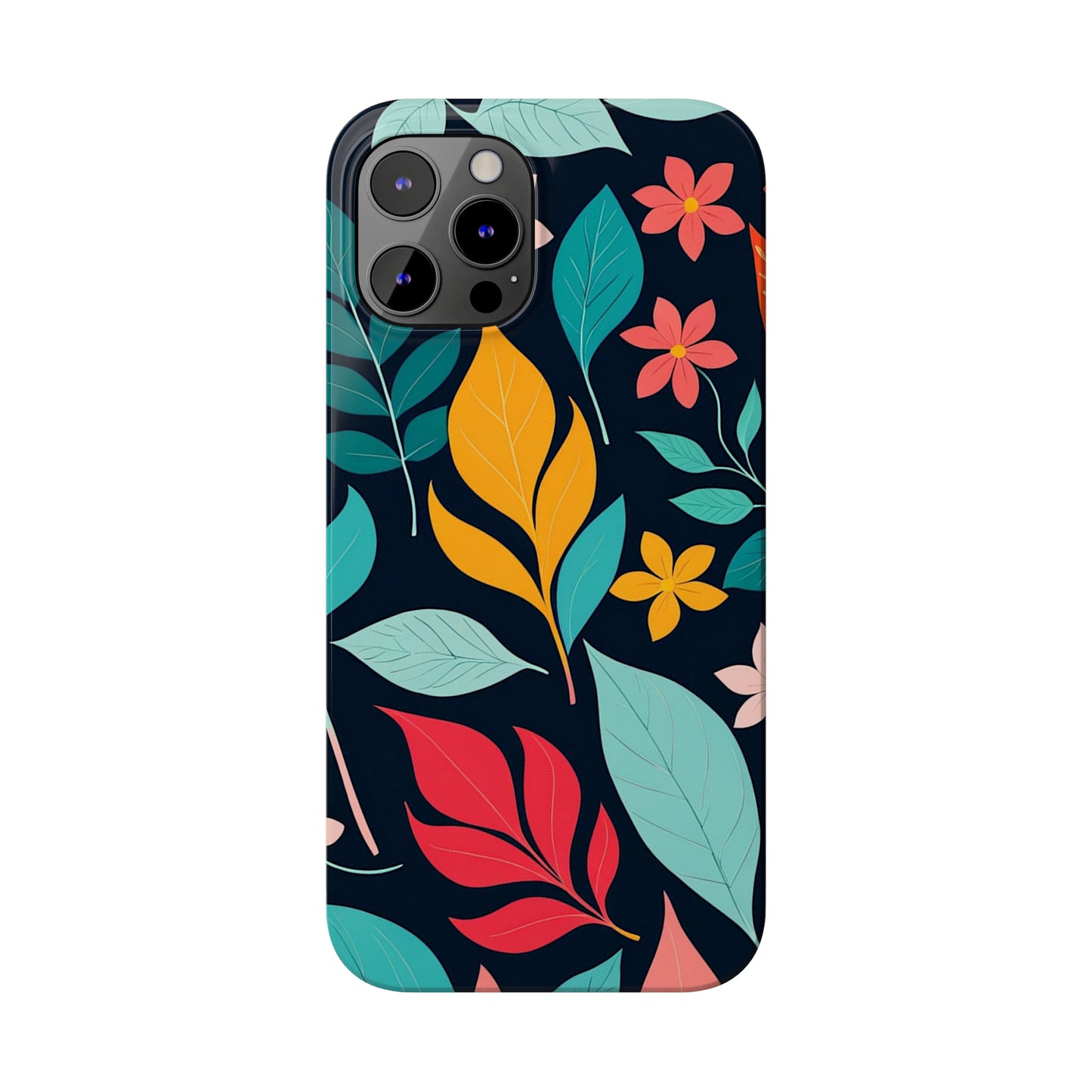 Flower Leaf Slim Phone Case