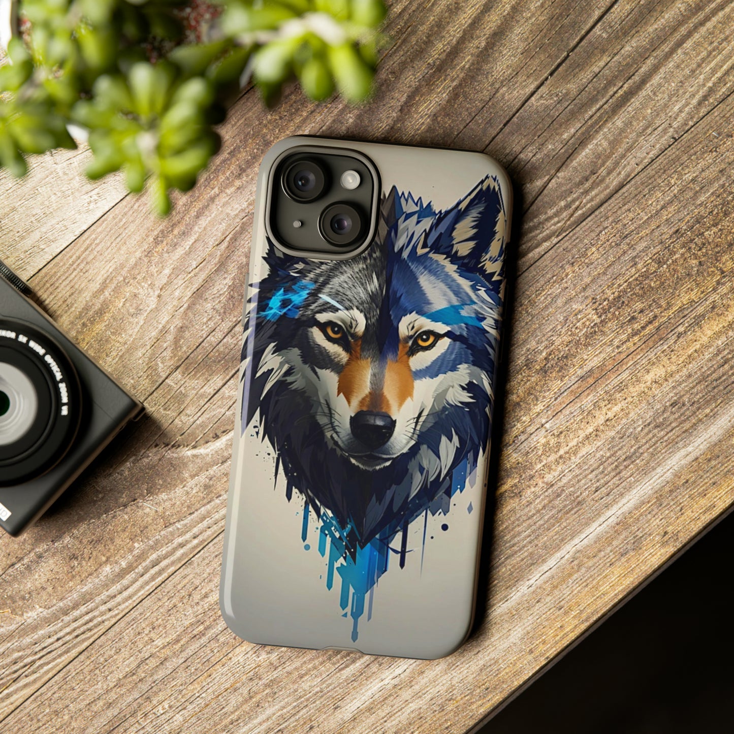 Blue wolf Tough Case