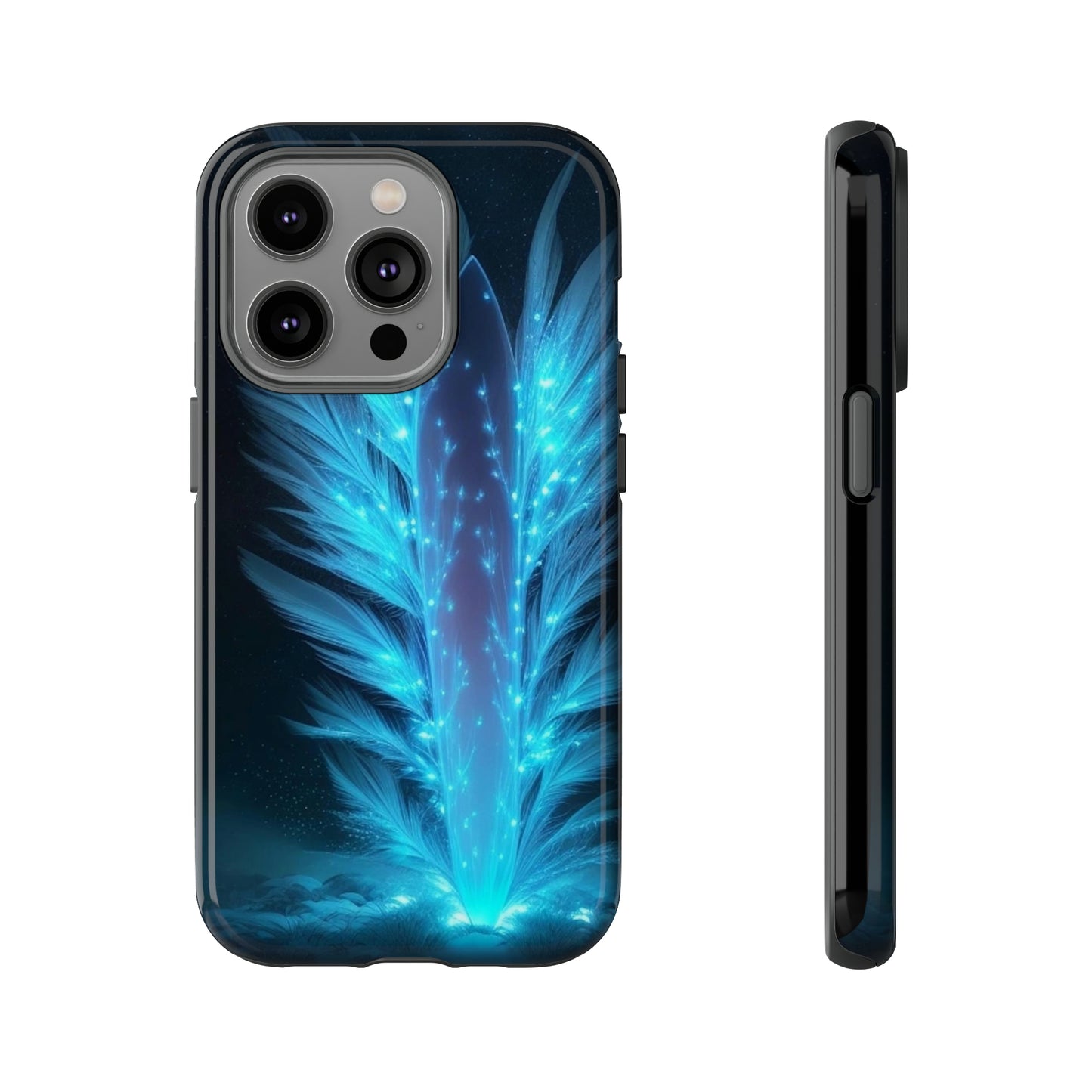 Glowing Blue Light  Tough Case