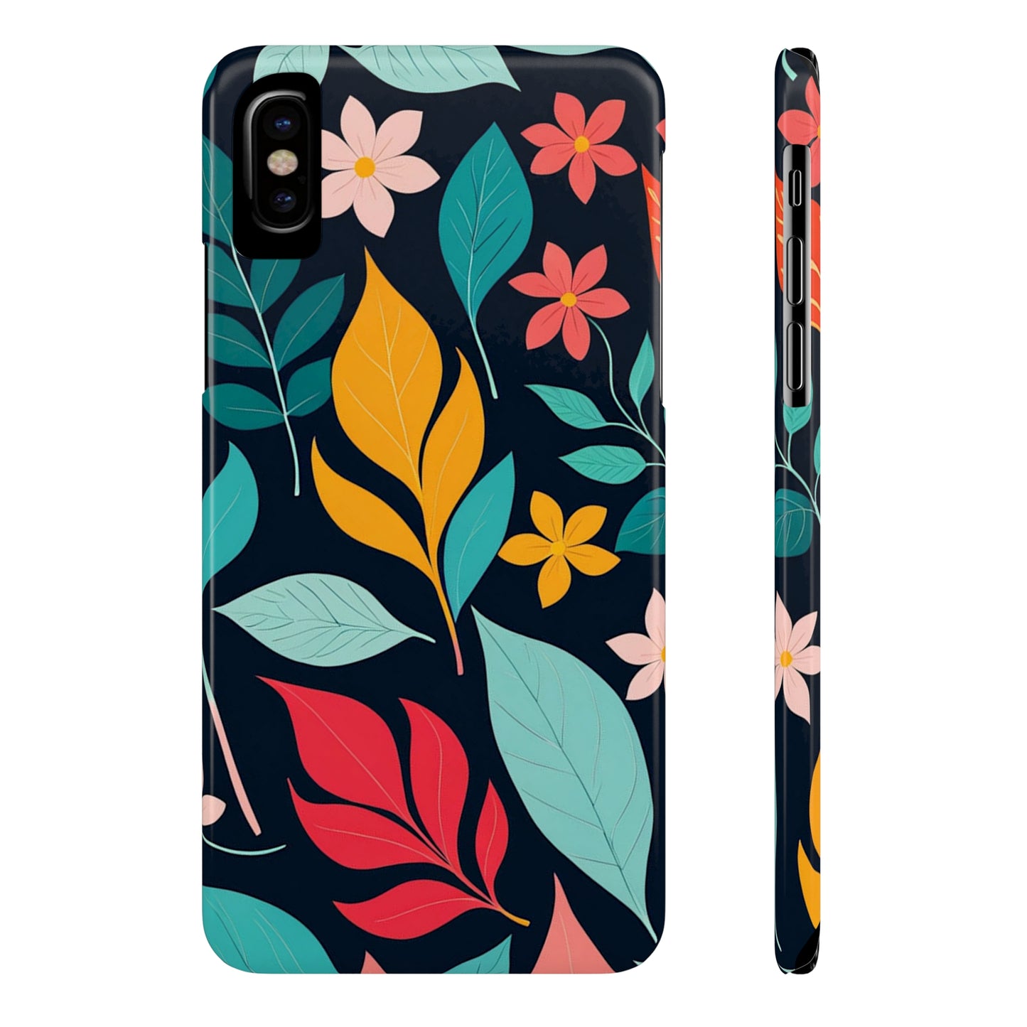 Flower Leaf Slim Phone Case