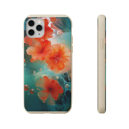 Flower painting Biodegradable Case