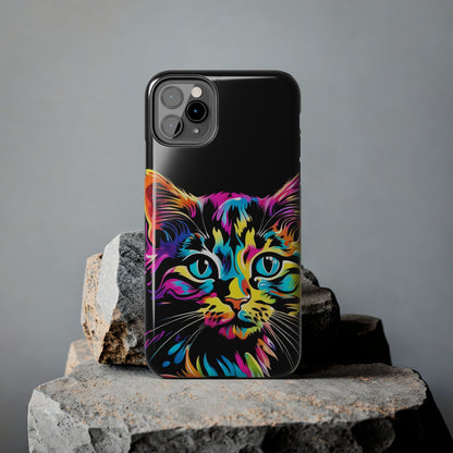 Psychedelic Cat Tough Case