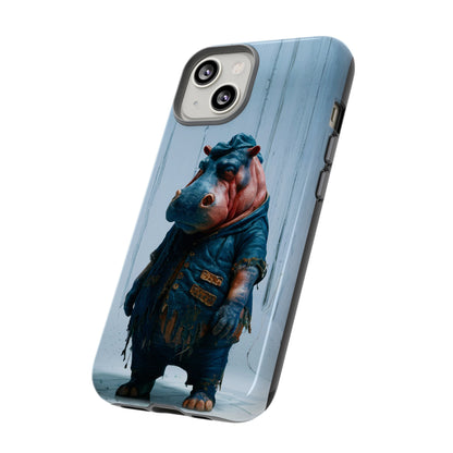 Tired Hippo Tough Case