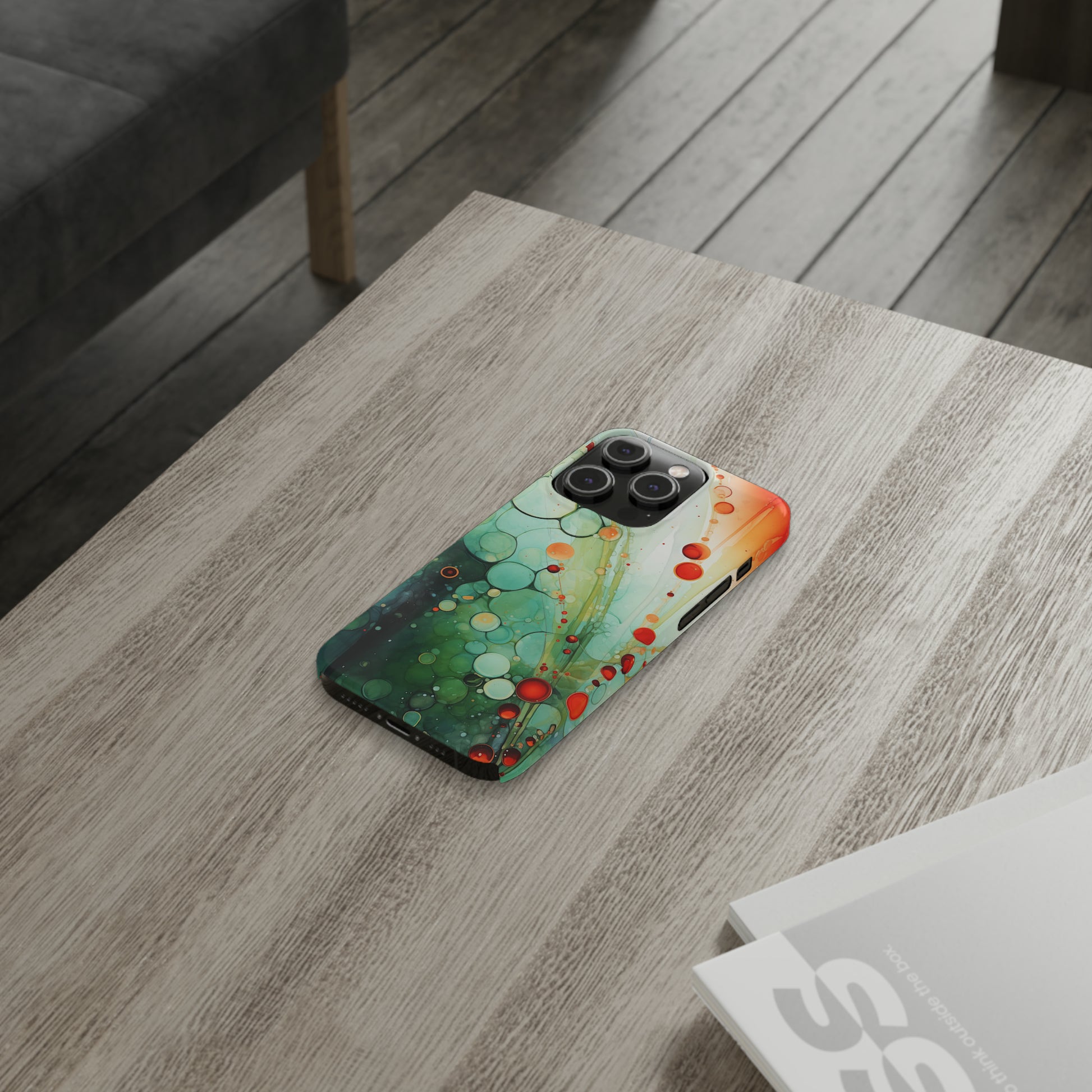 Abstract Shapes Design Slim Phone Case - Colorwink