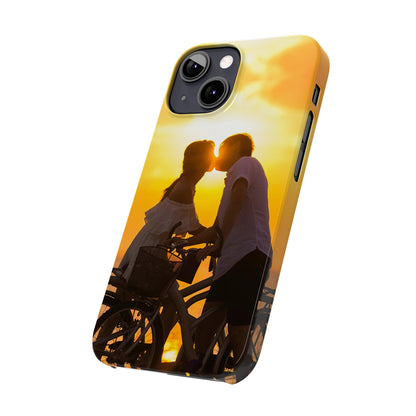 Sunset Kiss Slim Phone Case