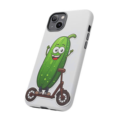 Cucumber on Scooter Tough Case