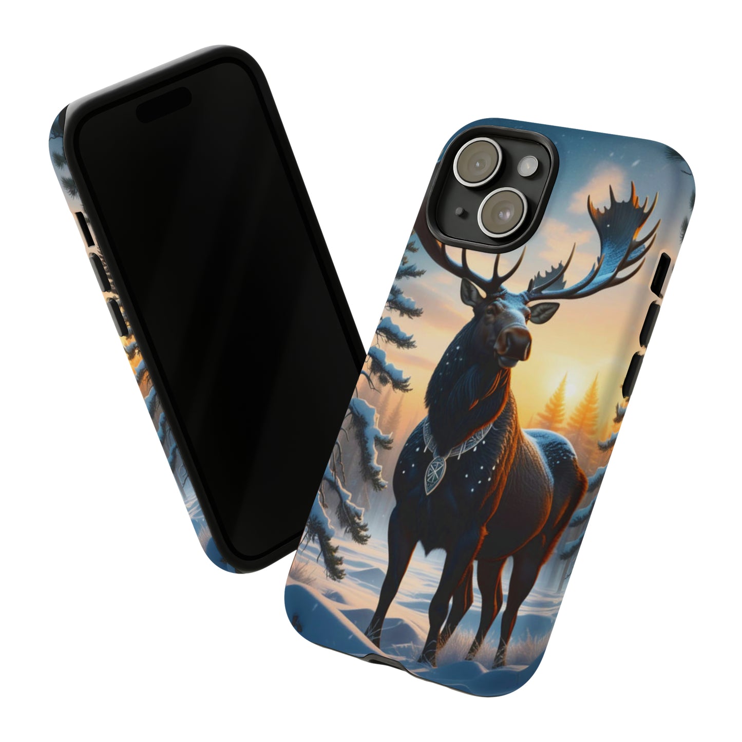 Winter Moose Tough Case