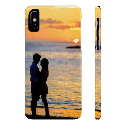 Beach Love Slim Phone Case