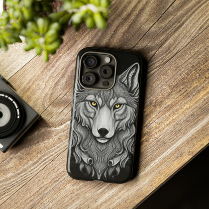 Wolf Pattern Tough Case