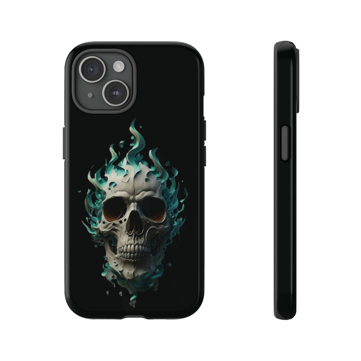 Flaming Skull Tough Case