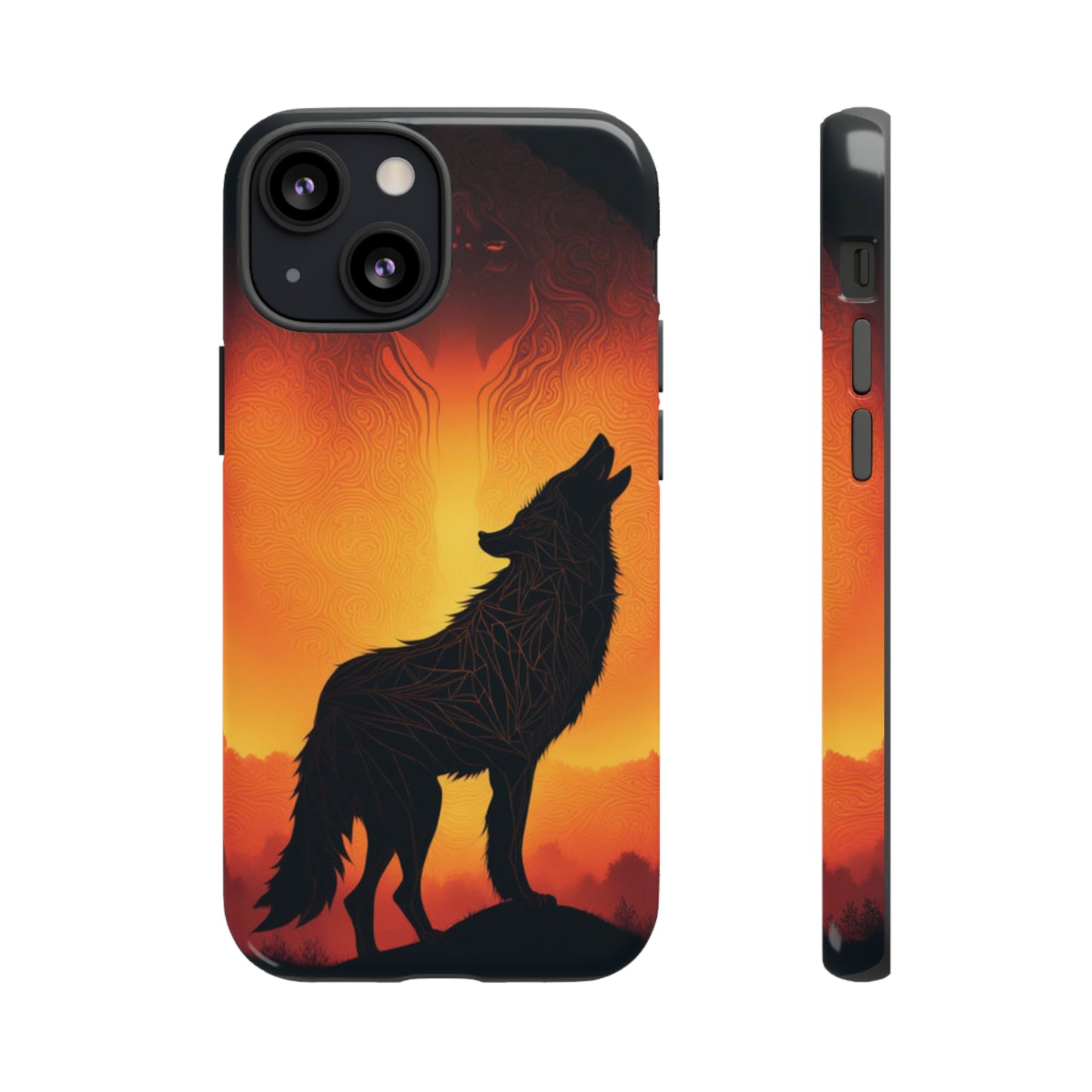 Wolf silhouette Tough Case