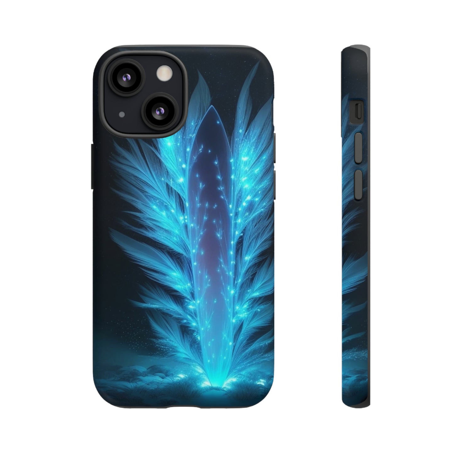 Glowing Blue Light  Tough Case