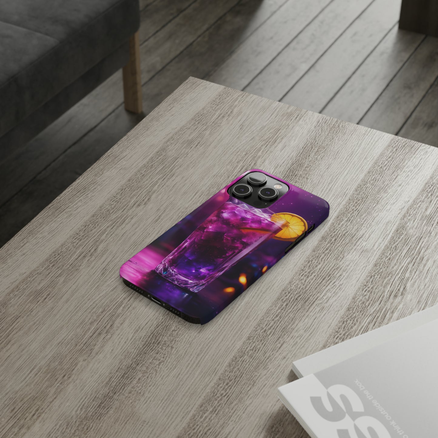 Purple Drink Slim Phone Case - Colorwink