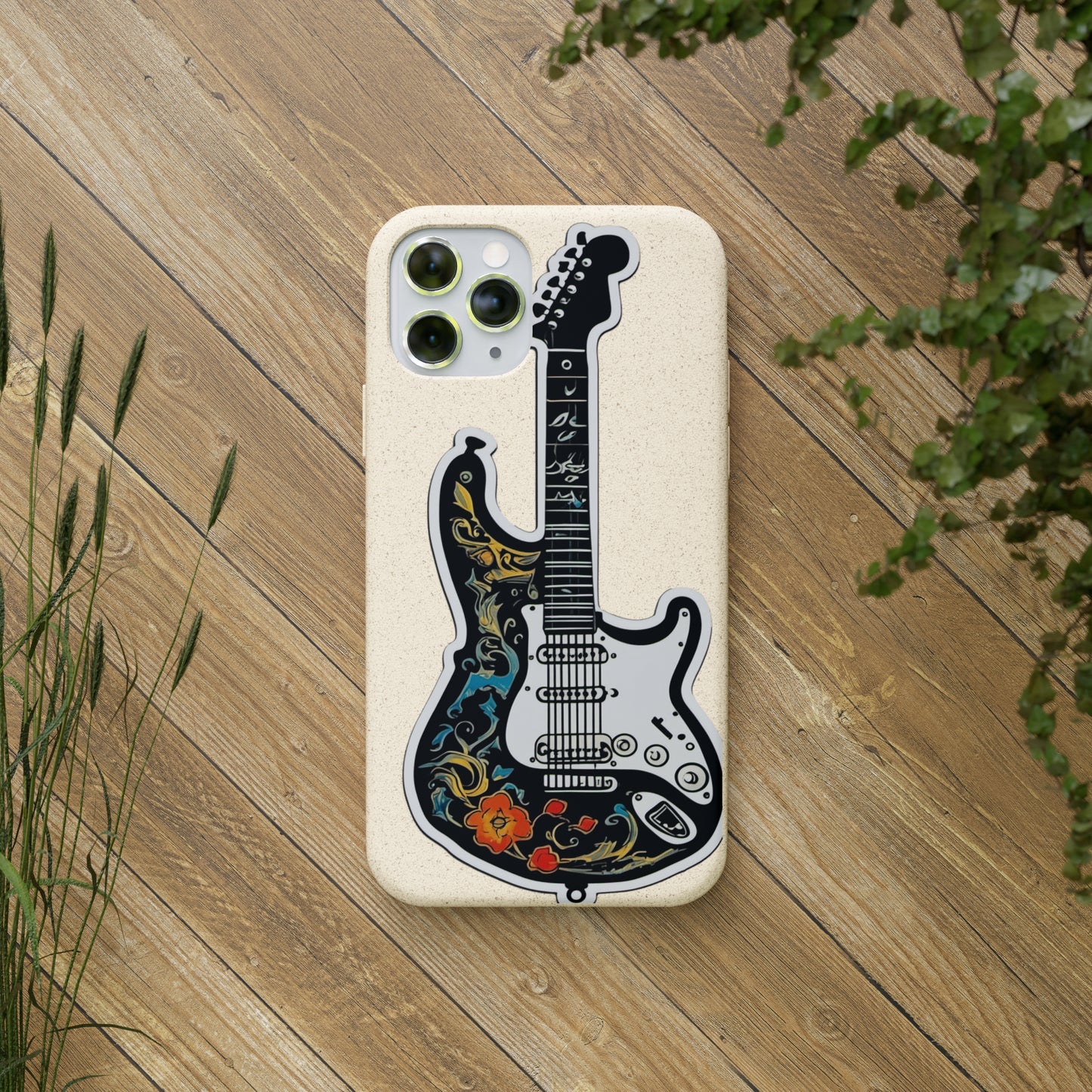 Artistic Guitar Trendy Biodegradable Cases