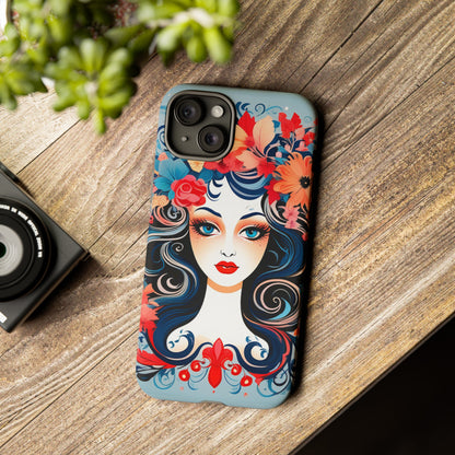 Floral Lady Tough Case