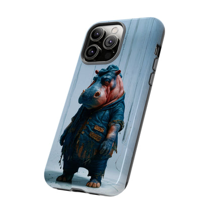 Tired Hippo Tough Case