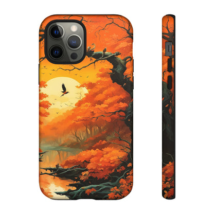 Sunset Tree Tough Case