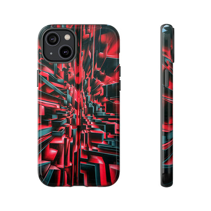 Red Illusion Art  Pattern Tough Case