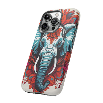 Floral Elephant Tough Case