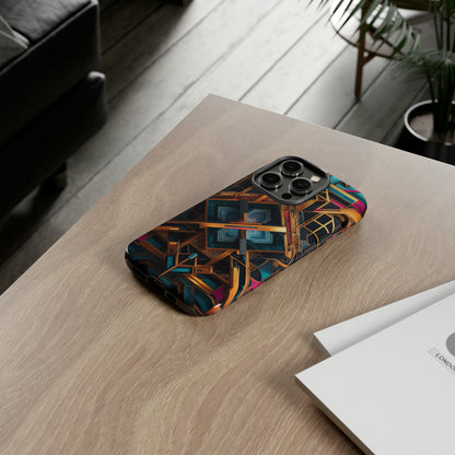 Abstract Tesseract Tough Case