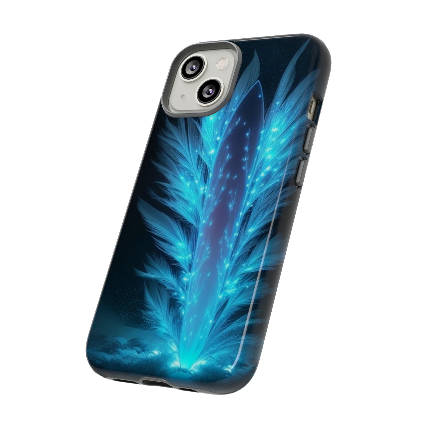 Glowing Blue Light  Tough Case