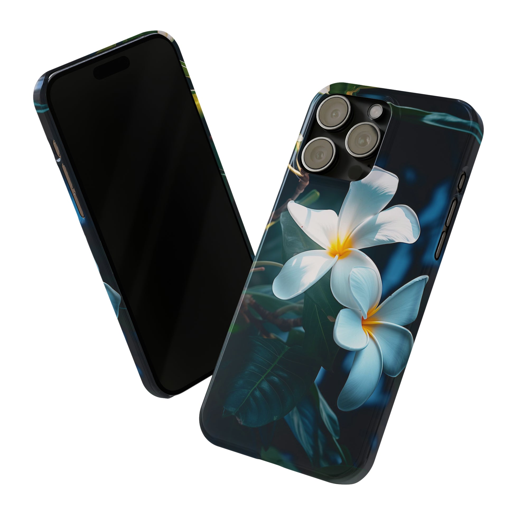 Frangipani flower Slim Phone Case - Colorwink