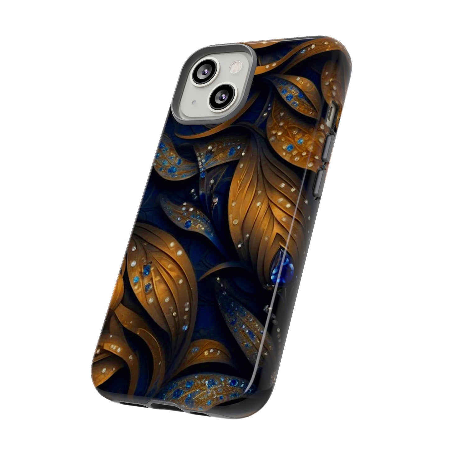 Golden Leaf Pattern Tough Case