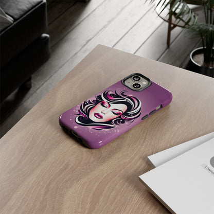 Magenta Lady Tough Case