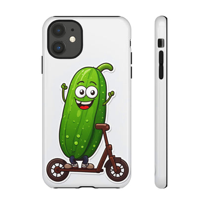 Cucumber on Scooter Tough Case