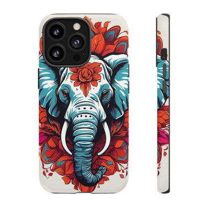 Floral Elephant Tough Case