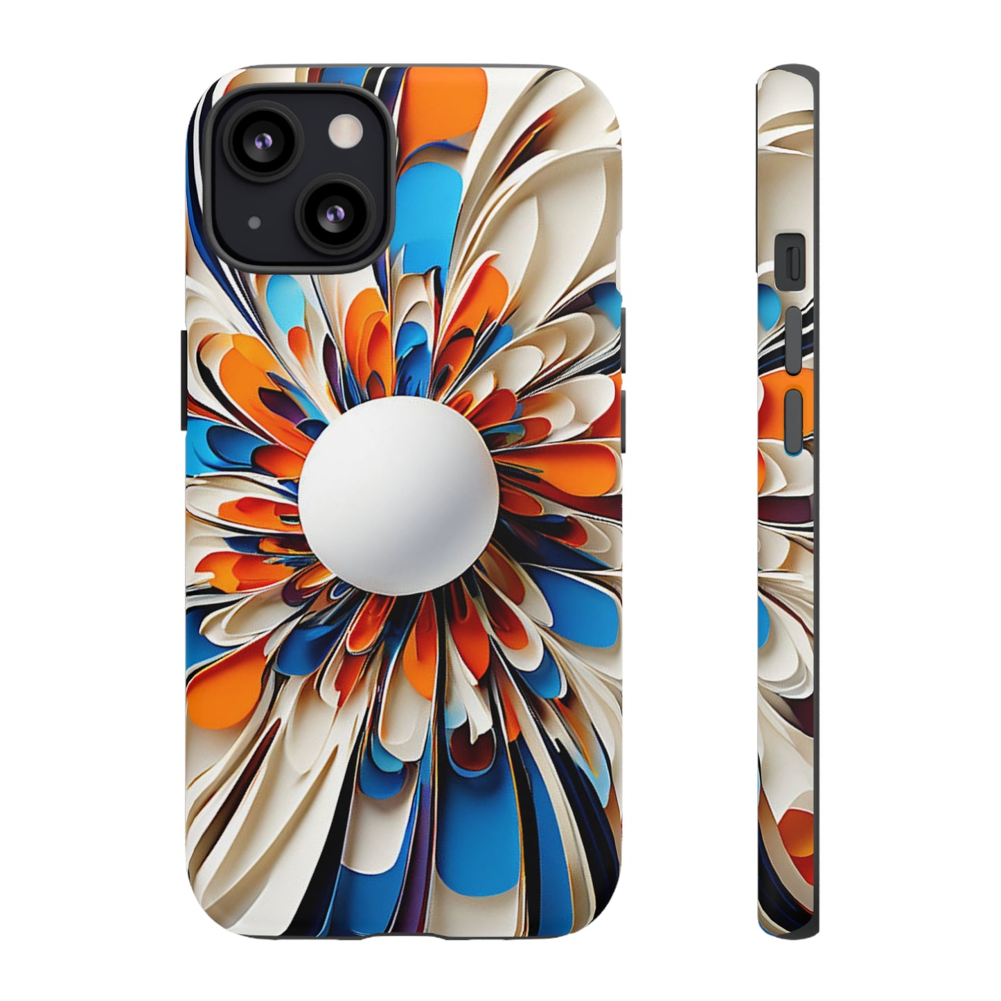 White Flower Tough Case